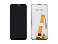 Дисплей для Samsung A015F Galaxy A01 (2020) + тачскрин черный (ориг. матрица) (широкий коннектор)