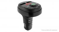 FM-трансмиттер BOROFONE BC26 bluetooth/2 USB 2.1A/громкая связь черный