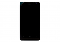 Дисплей Nokia 800 Lumia модуль с тачскрином (черный)