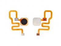 Шлейф для Xiaomi Redmi Note 6 Pro со сканером отпечатка пальца (черный)