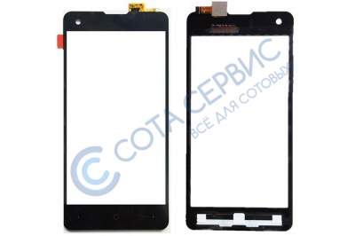 АКЦИЯ! Тачскрин (сенсор) для Highscreen Omega Prime S, черный