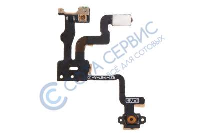 Шлейф для iphone 4s с кнопкой включения и датчиком приближения 921-0216-02 821-1467