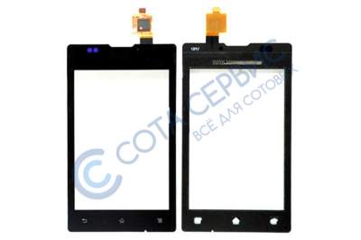 АКЦИЯ! Тачскрин (сенсор) для Sony C1505/ C1605 Xperia E/ E Dual, черный