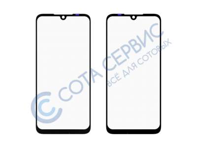 Стекло для Xiaomi Redmi Note 7/Note 7S черный