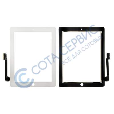 Тачскрин (сенсор) для Apple iPad 3/ Apple iPad 4, без кнопки, белый