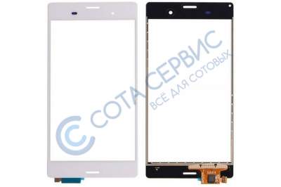 АКЦИЯ! Тачскрин (сенсор) для Sony D6603 Xperia Z3, белый