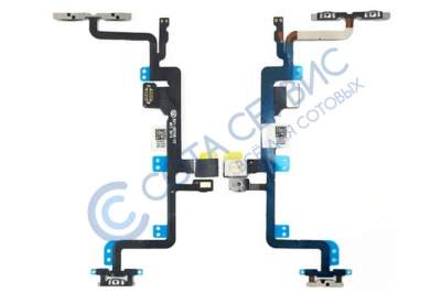 Шлейф для iphone 7 Plus с кнопками включения громкости и микрофоном 921-00804