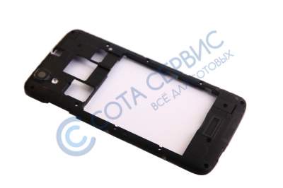 АКЦИЯ! Средняя часть корпуса для Fly IQ4414 Quad EVO Tech 3, черный, в сборе с полифоническим динами