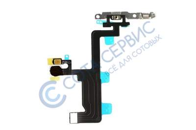 Шлейф для iphone 6  с кнопкой включения, микрофоном и вспышкой (821-2523-A)