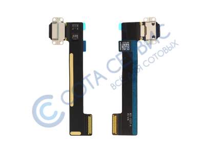 Шлейф для iPad Mini 4 c разъемом для зарядки (черный)