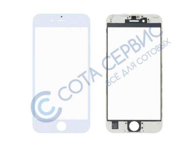 Стекло для Apple iPhone 6/ 6S (4.7), белое