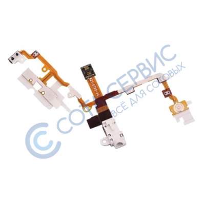 Шлейф для Apple iPhone 3G на разъем гарнитуры, белый