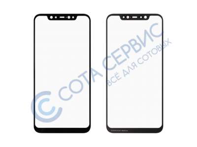 Стекло для Xiaomi Mi8 черный